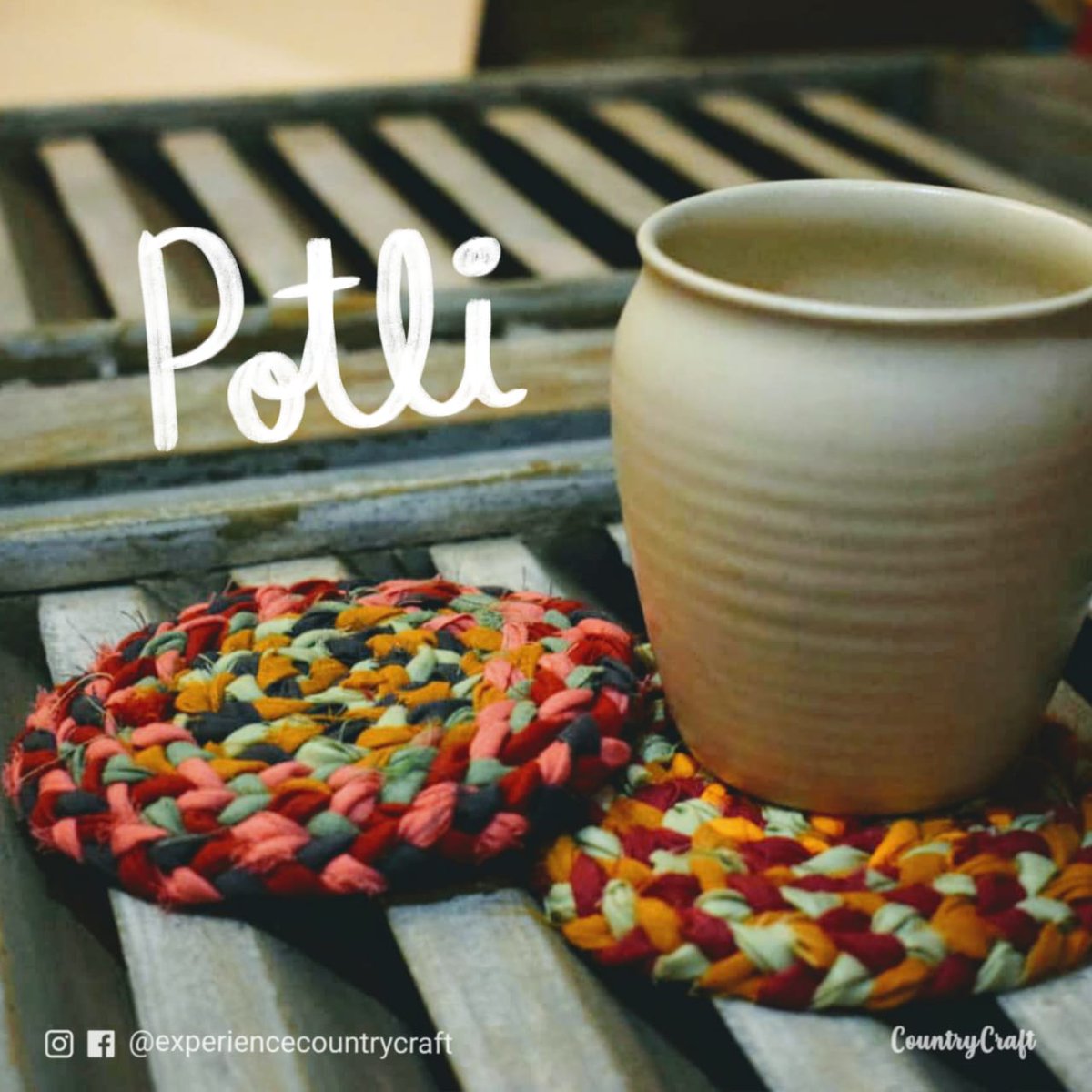 countrycraft's tweet photo. #coaster made out of #upcycle fabrics, a beautiful accessory for your tabletops. Check them out online store https://t.co/YZDY8B1aYx

#refash #Accessories #decor  

#CountryCraft brings you #Sustainable #Culture #Craft to your home

Origin: #Bharat  
https://t.co/CqiLVDPM59 https://t.co/wywBeog29m