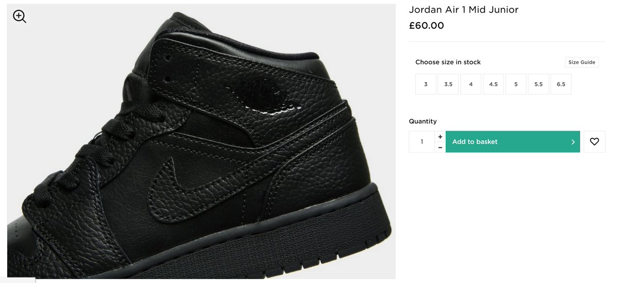 jordan 1 junior jd