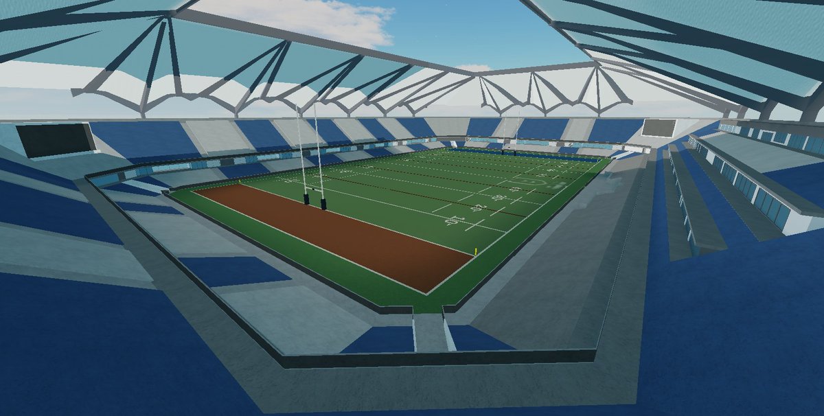 NRLRoblox's tweet image. Bankwest Stadium is finally built by our construction worker LuciferVonhart!