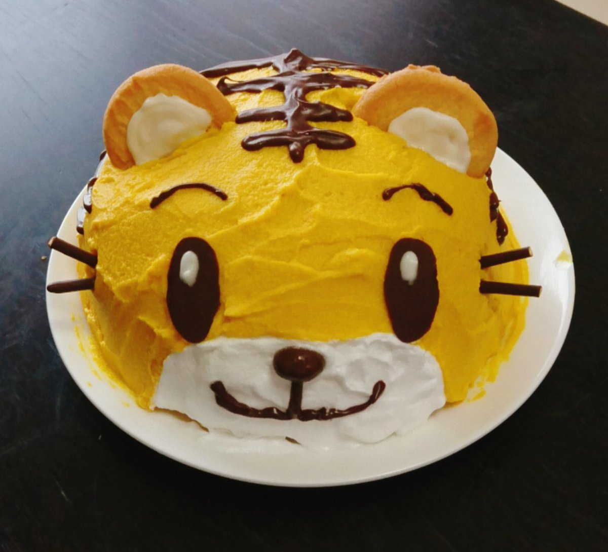 Naruko Ar Twitter ウオオ 何とかできた しまじろうドームケーキ