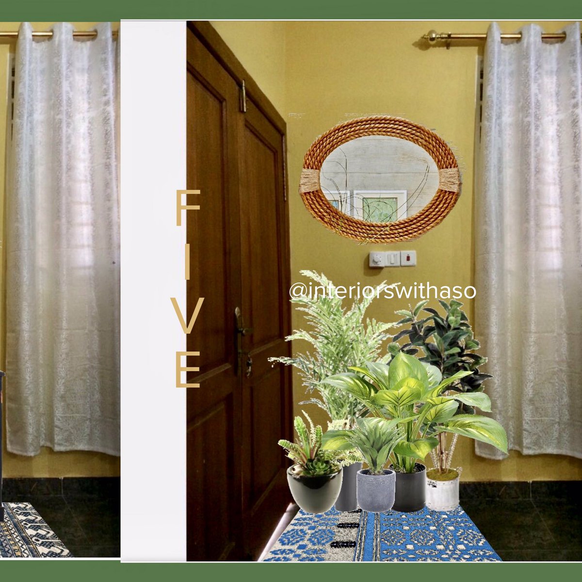 interiorWITHaso's tweet photo. #thread 0.1 

We just finished a consultation for an ENTRYWAY 😍 .
.
Few specification client request in brief were indoor-plants and  a few personal items Clinet owns. . . Guess which one the client settled on. .
.Consultations do not necessarily mean buying new https://t.co/6EzkwHry74