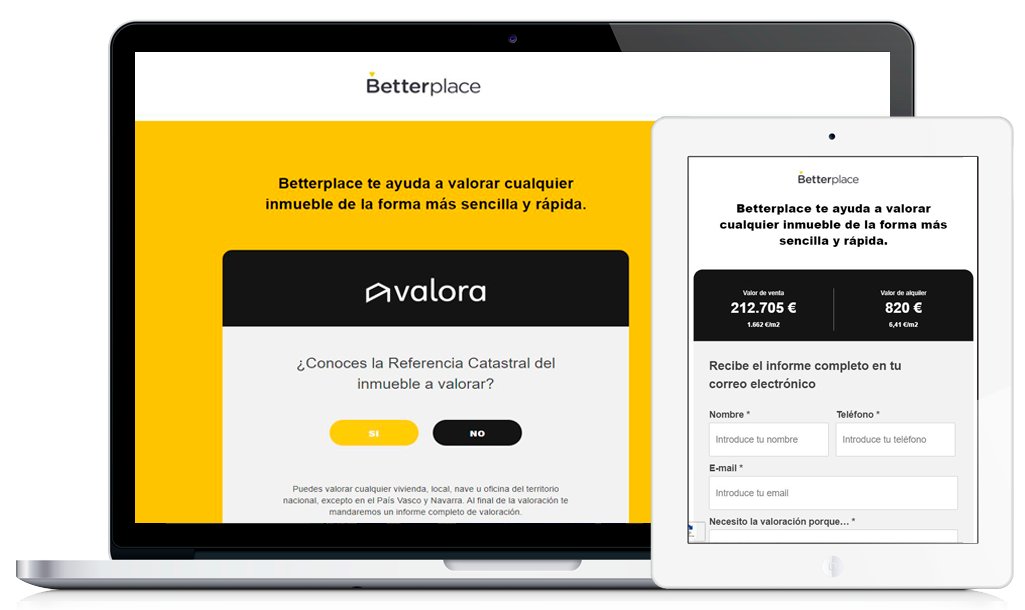 ¿Sabías que ahora con Betterplace podrás AUMENTAR tus CAPTACIONES online integrando nuestro valorador en tu web? 

🔵Pruébalo gratis 7 días 👉🏼 bit.ly/30vi4cd