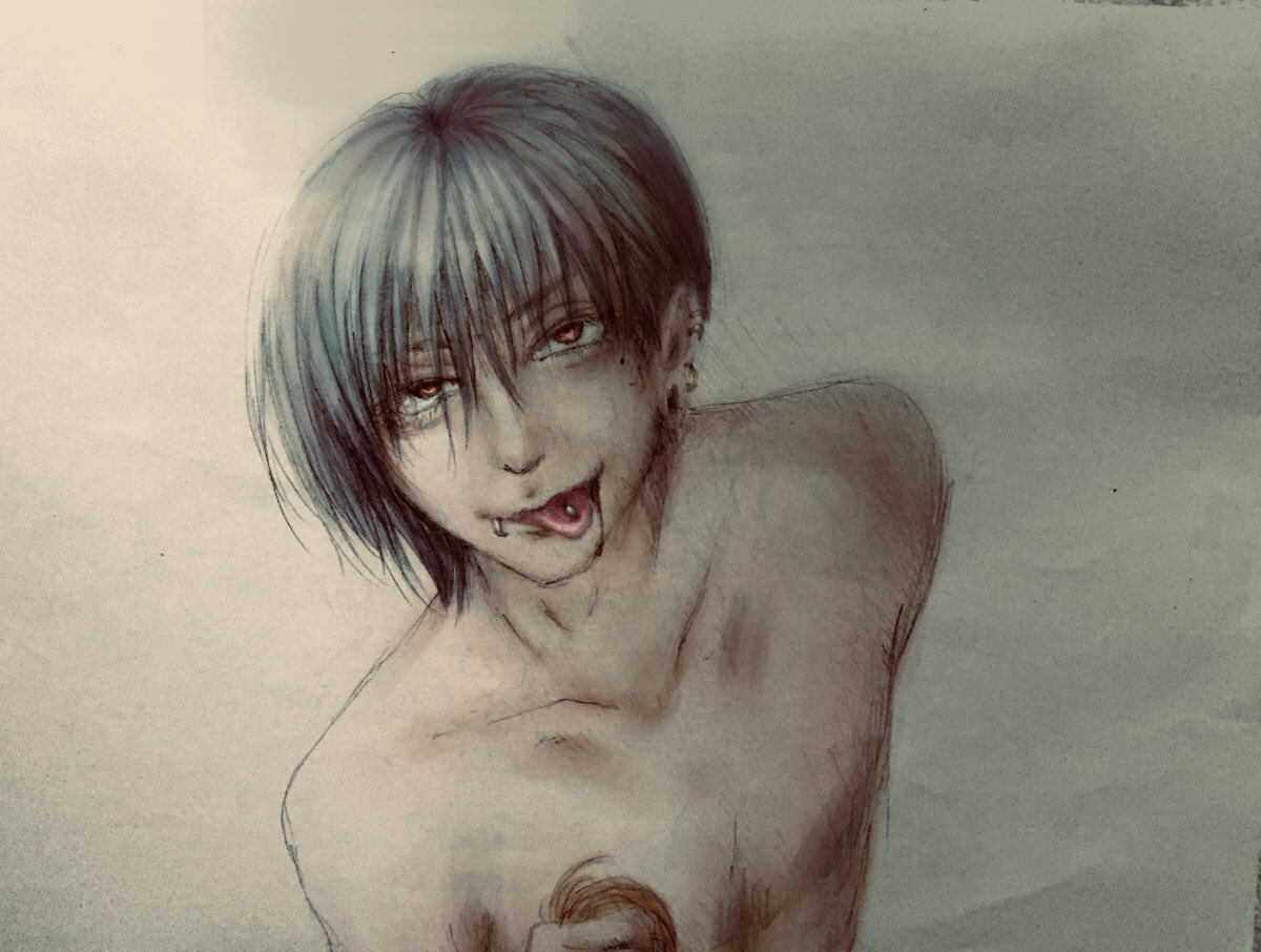 _snmr30's tweet photo. #絵描きさんと繋がりたい #初夏の創作クラスタフォロー祭り  #繋がらなくていいから俺の絵を見てくれ 
珍しく1日中絵描いてたから見てほしい…そして癖が強い… https://t.co/qDhFJsRXCc