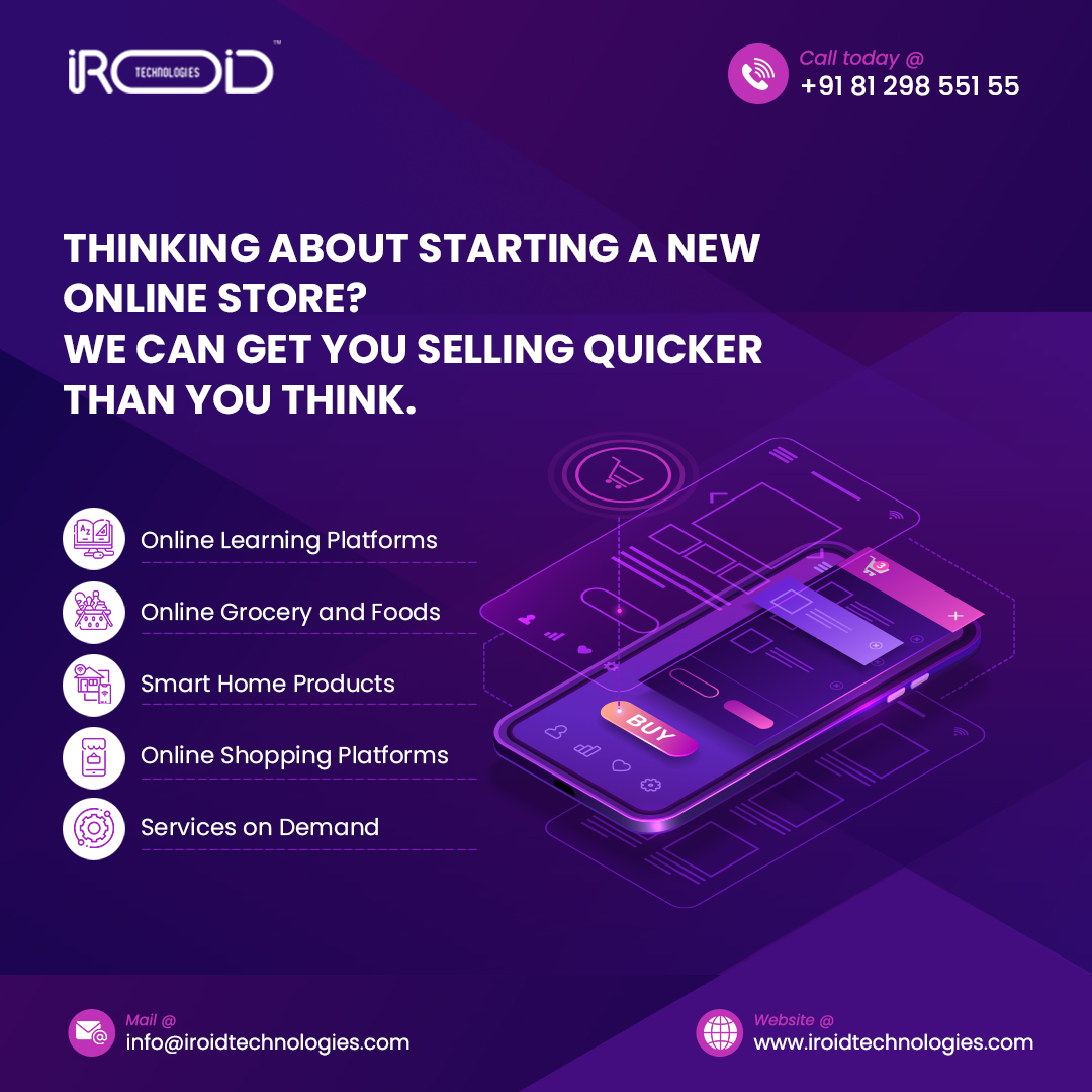 iroidtech's tweet image. Design your customized online store with our e-commerce experts.
Get Your Free Quote Today - 8129855155
Send your requirements to info@iroidtechnologies.com

#eCommerceDevelopmentCompany #eCommerceMobileApps #eCommerceMobileApplication #eCommerceWebsite #eCommerce