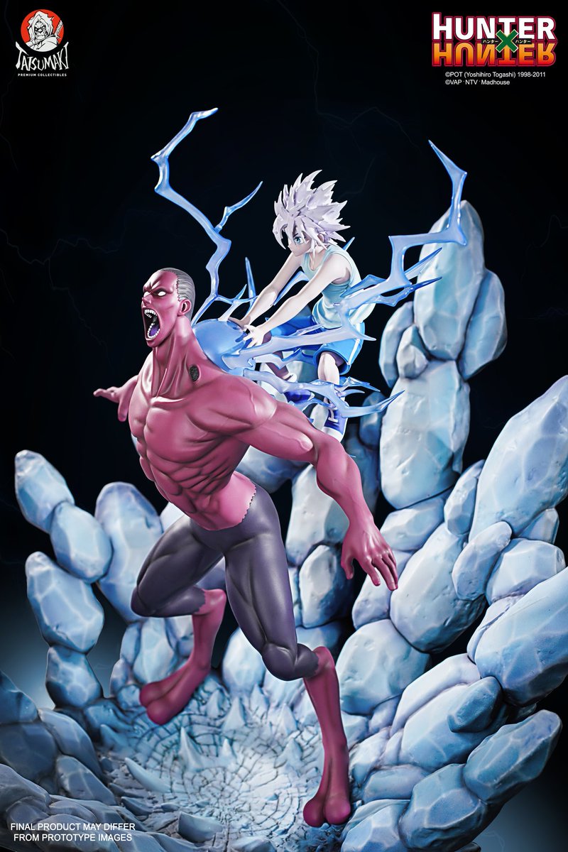 HUNTER X HUNTER

Tatsumaki Studio - Killua X Youpi "A Shocking Despair"

- 740 $
- Escala 1/6 resin statue
- Medidas: 64.5 cm x 65.19 cm x 61.10 cm
- Peso: 32 kg
- Nos confirman que el Pre Order será este mes! 😎

#TatsumakiStudio #HunterXHunter #Killua #Youpi #ShonenJump