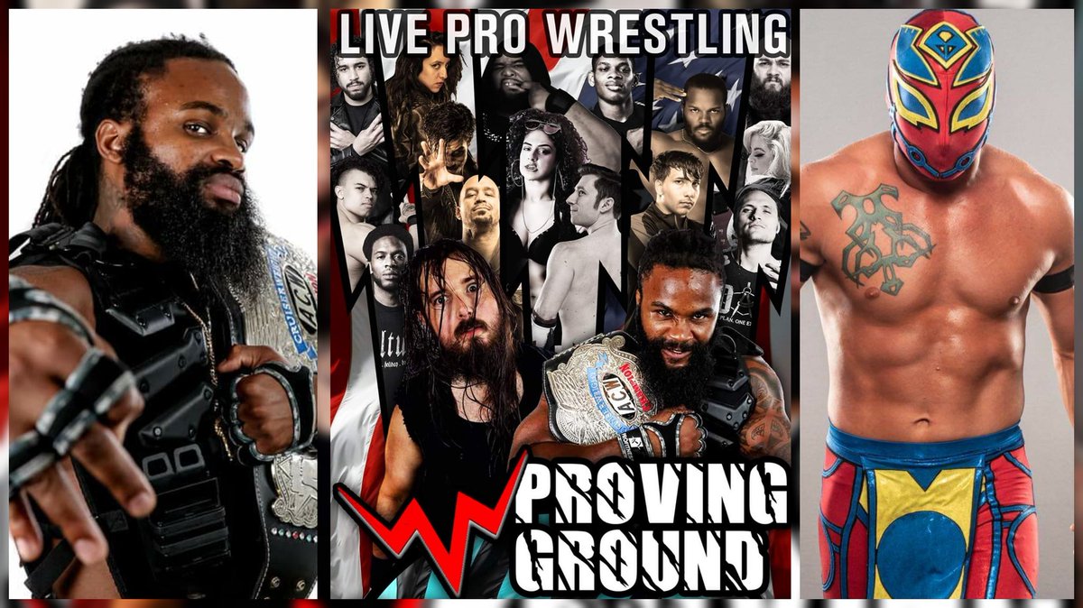 WWNACW's tweet photo. This Tuesday night at the historic 1st ever @WWNLive Tuesday Night Proving Ground!

@WWNACW Cruiserweight Championship
#SageScott vs. @RealBlancoLoco 

@katalinaaperez vs. @This_is_ellie__ 

Task Force of @MikeySpandex and @inquiswetrust will be in action! https://t.co/ZsyTX6NmlX