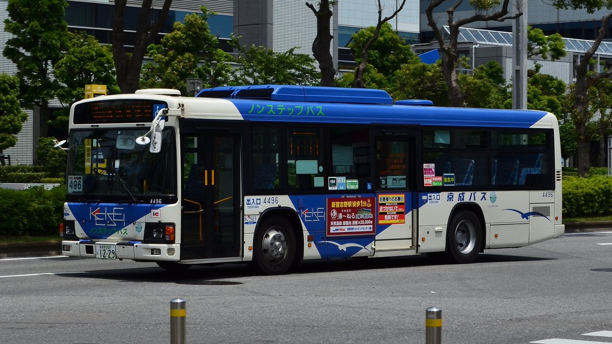 Bm K太郎 6 9 会社 京成バス新都心営業所 車両 4496 習志野0か12 29 型式 Pkg Kv234l2 備考 船橋営業所茜浜車庫4496