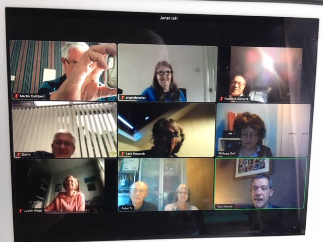 SalfordChoral's tweet photo. We had a fantastic rehearsal last night with a Q&amp;A with composer Sarah Quartel! We’ve been working on her piece ‘Wide Open Spaces’ alongside lots of other folksong-inspired repertoire during our lockdown rehearsals! https://t.co/VeewSSwj4F
