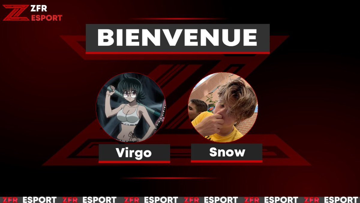 ZFR_Clan's tweet photo. De semaines en semaines, notre équipe visuelle ne cesse de s'agrandir.

Et oui, vous l'aurez compris, deux nouvelles pépites arrivent ! 

Bienvenue à @VirguleVisuals et @SnowVisual ! https://t.co/bxWBkAYJAm
