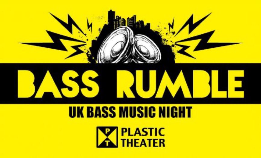 Bass Rumble
 (UkBass  music)
2020.06.12 
Bass RumbleEP発売直前スペシャル
21:00-27:00
¥2000円ワンドリンク付き
Plastic Theater 
(札幌市中央区南5西1キタイチビルB1)
DJ
NoB
CHS
QIA.
YO4
rira
WAN