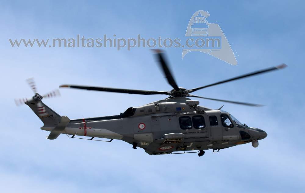Shipguru's tweet photo. #AS1429 #AFM #AW139M #helicopter over #Grand #Harbour, #Malta - 10.06.2020 - https://t.co/nfgboxc3g3 @Armed_Forces_MT @Leonardo_live https://t.co/nsXbc552s5