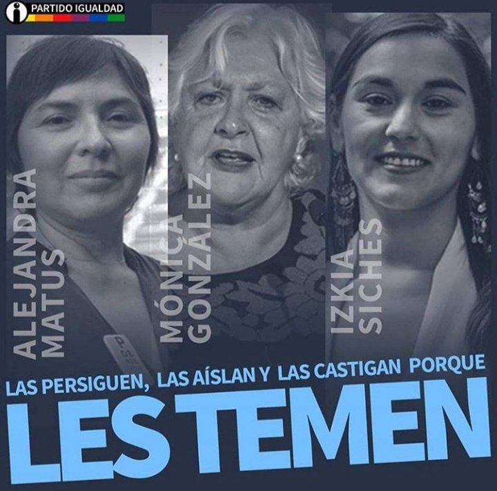 olgamirandapach's tweet photo. #IzkiaSiches #MonicaGonzalez #alematus mujeres valientes , que no se callan y denuncian las injusticias , las malas prácticas en este país con pandemia , ellas se han atrevido a sacar la voz , aunque le duela a #RenunciaMañalich #RenunciaPiñera 🌈🇨🇱 https://t.co/Yuo4cK3G5b