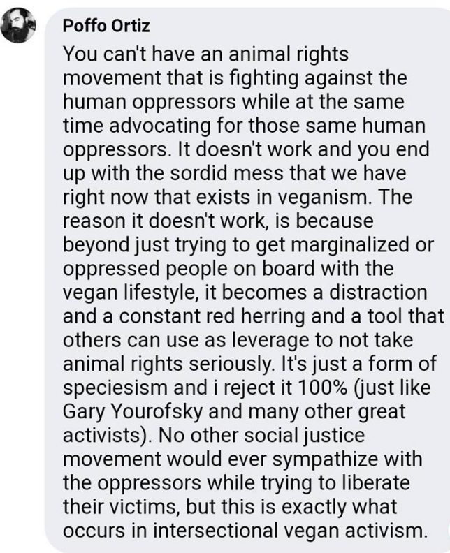 Sashkapapashka's tweet image. That's right. 

#intersectionalism #speciesism #oppression