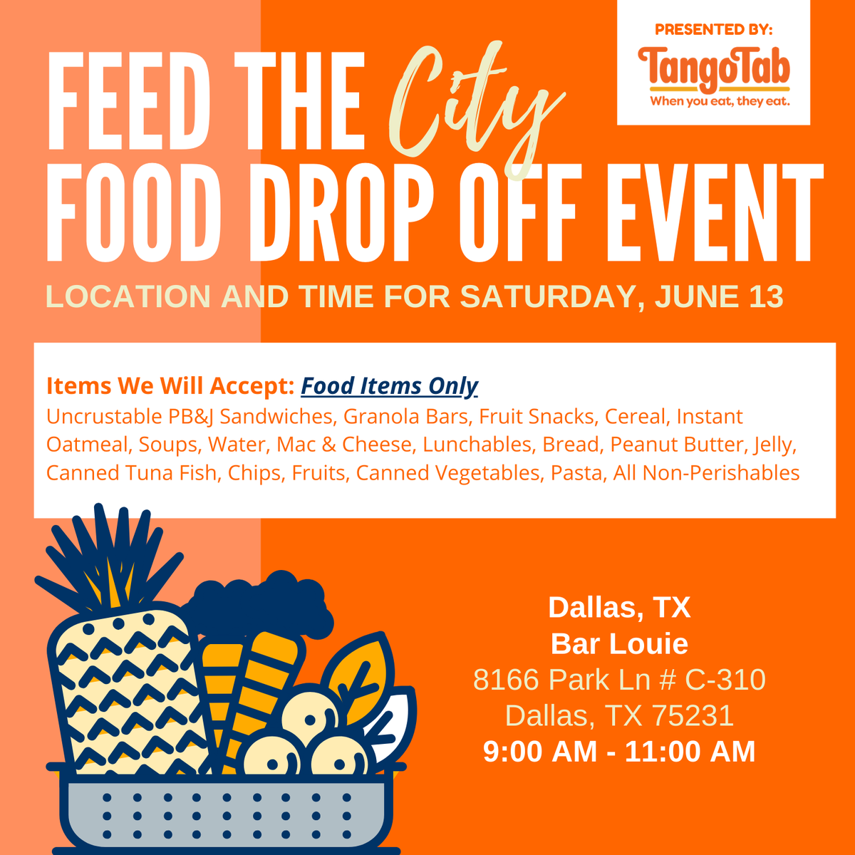 TangoTab's tweet image. We have one centralized drop off event in  North Texas this weekend, but don&apos;t worry... We have a big announcement coming soon!