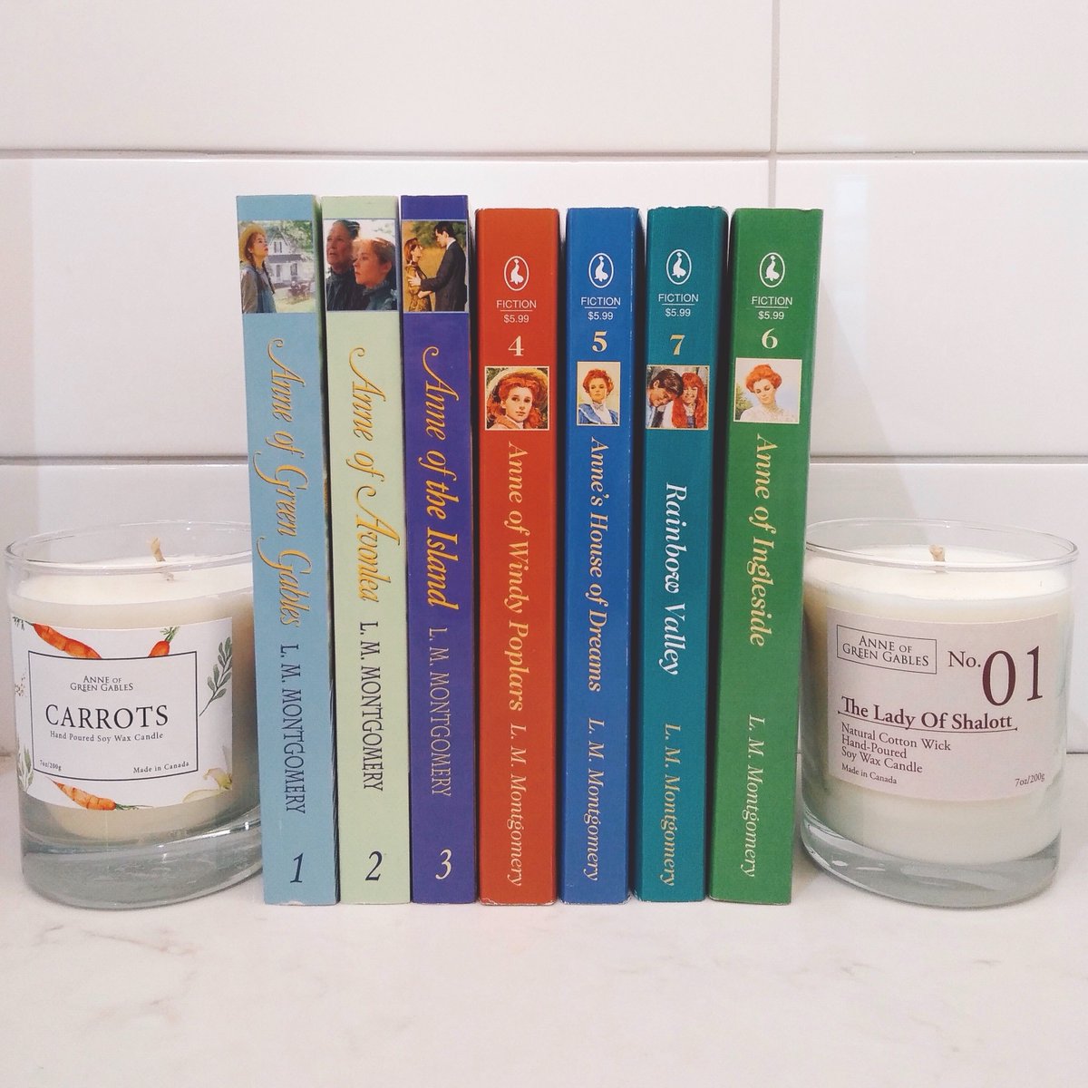 ShopatSullivan's tweet image. Enjoy reading the collection of Anne of Green Gables novels at home filled with the sweet aroma of one of our candles! You can find them here: bit.ly/3dRKm4G