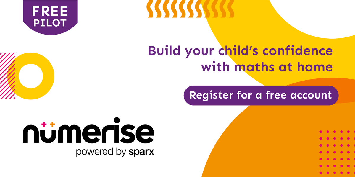 SparxMaths's tweet photo. Whether you want your child to work through #maths topics they struggle with, challenge their knowledge or just keep practising maths at home, Numerise is perfect for you. Create your FREE pilot account and start learning today: https://t.co/P2uk5E1l3f #MathsBuiltForYou https://t.co/SoWHvL4C6m
