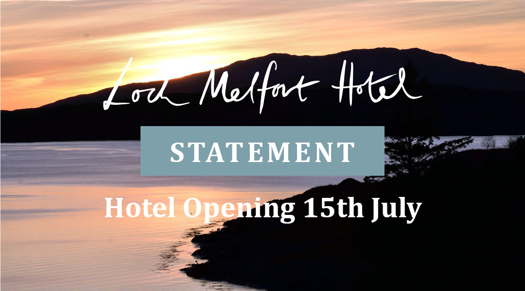We are delighted to announce the hotel will reopen on 15th July 2020. We can’t wait to welcome you all back to our little piece of Scottish paradise. 🏴󠁧󠁢󠁳󠁣󠁴󠁿 We are excited to have guests to look after once again. 💙

Please statement for details:
👉 bit.ly/lochmelfortsta…