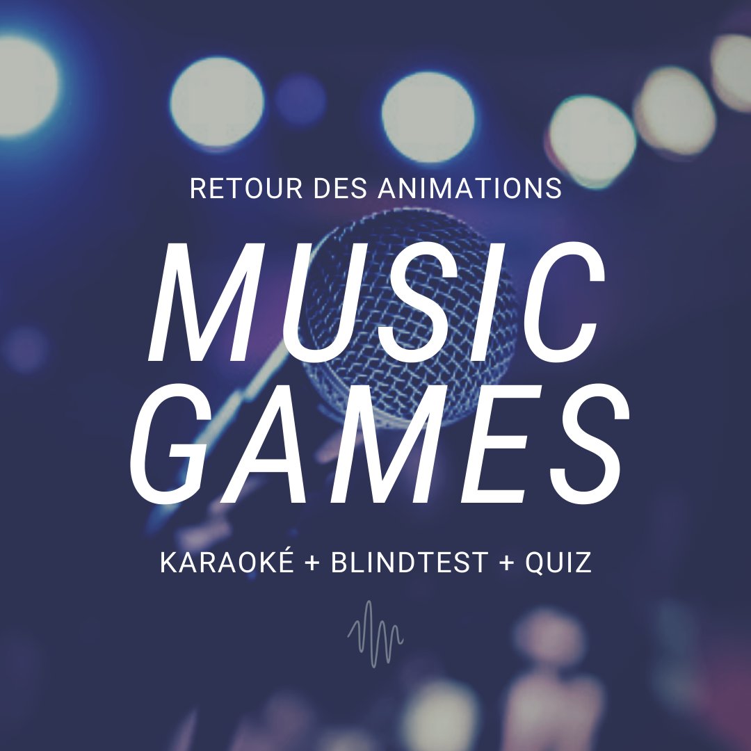 La reprise se précise cette semaine avec le retour des #animations chères à nos cœurs, réunies pour un combo explosif autour de la #musique : #KARAOKÉ, #BLINDTEST, #QUIZ 💥 Les #MusicGames démarreront à 20h du jeudi au samedi jusqu’à la fermeture. Come in #Toulouse, we’re open !