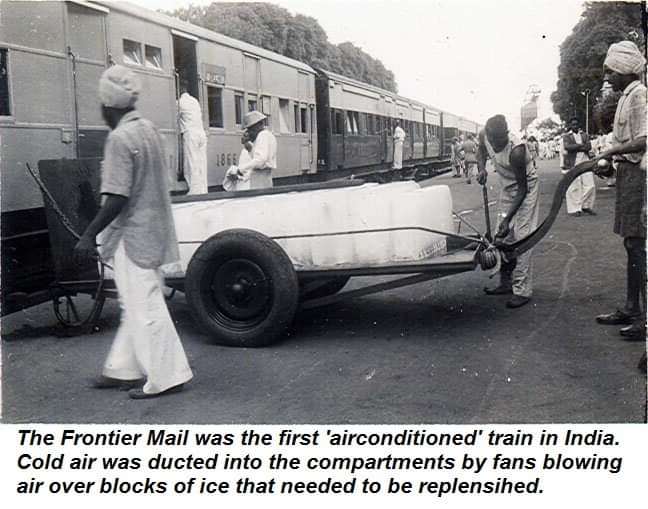 AtanuMazumdar's tweet photo. The first AC train in India
#lostinhistory #indianrailway #indianrail 
#goodtoknow https://t.co/hDrni4qRBy