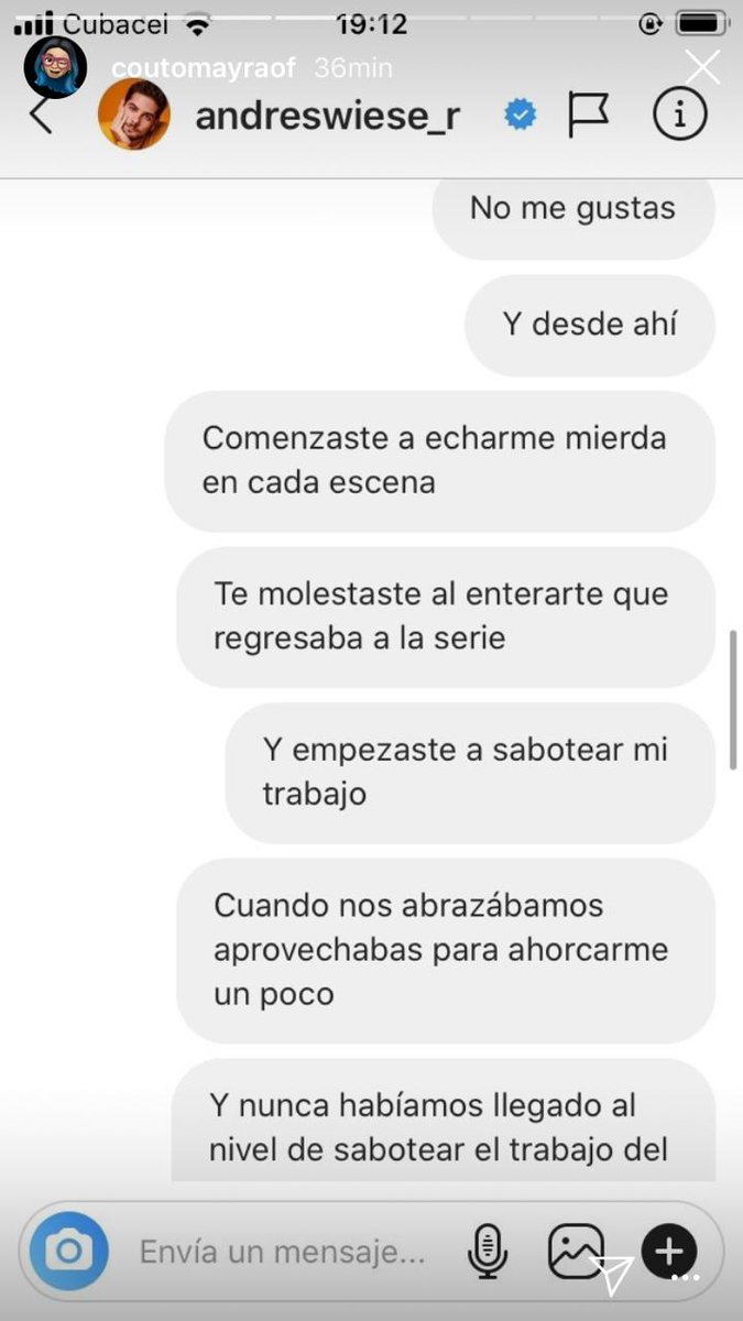 adummie_'s tweet photo. ACUSACIÓN A #andreswiese #andreswiesse #AndresWieseIsOverParty DE PARTE DE #MayraCouto ¿De qué lado están? #Ricolas #rikolas #BebaArmy o #MayraYoTeCreo #MagalyTVLaFirme https://t.co/c7JXVIb8ud