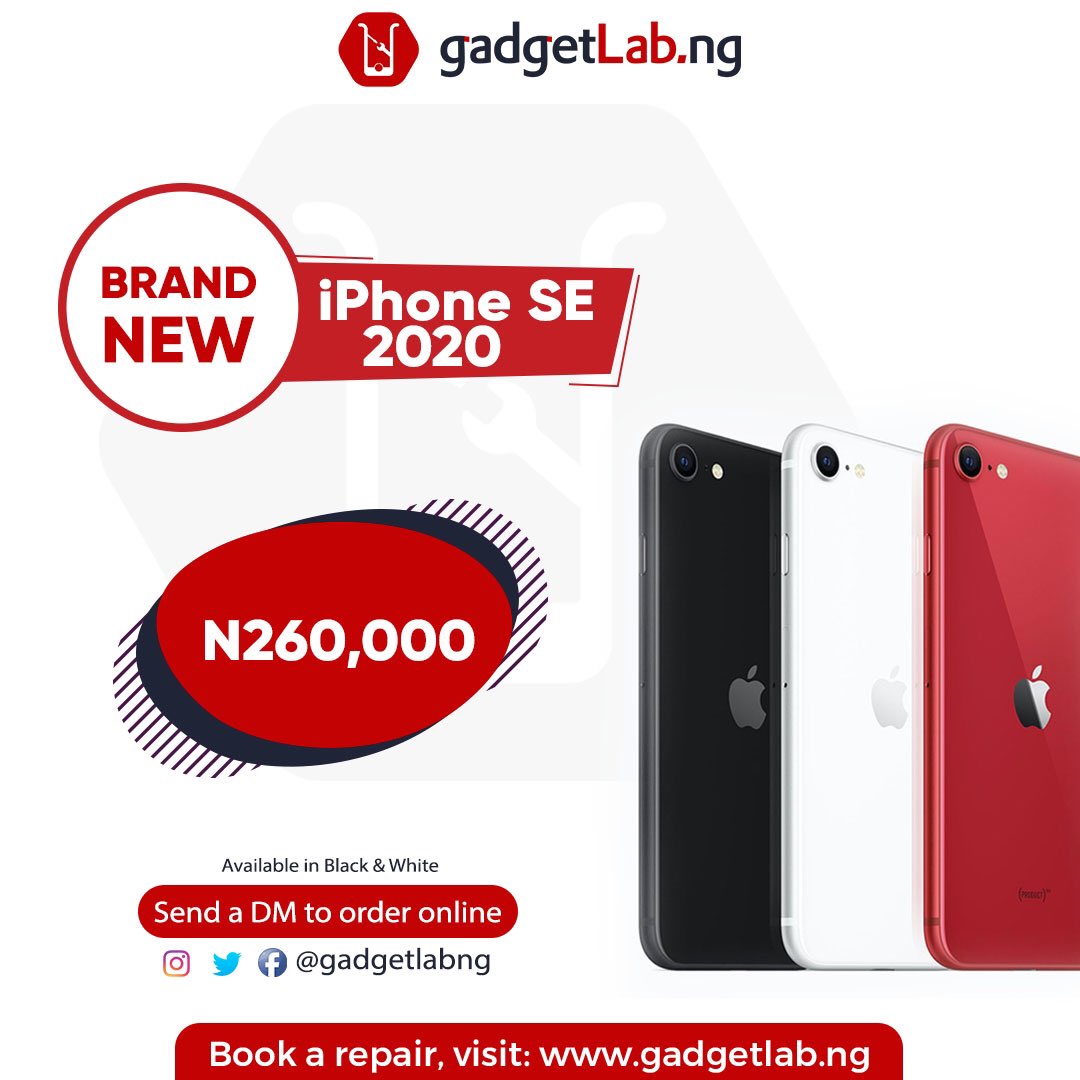 gadgetlabng's tweet photo. Brand new iPhone SE 2020 (64gb).⠀
⠀
The iPhone SE is available @gadgetlabng ; Suite B12, Emmanuel Plaza, Utako Abuja⠀
⠀
Price👉🏽👉🏽👉🏽: N260,000 ⠀
⠀
Call/WhatsApp👉🏽👉🏽👉🏽: 0816 864 7150⠀
⠀
Limited Stock❗️ https://t.co/K0pqWsDy5i