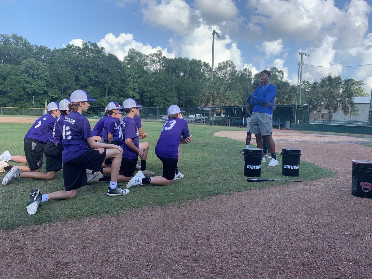 LAKnightsBR's tweet photo. Huge Thank You to @D_nation_b13 for speaking to our 13U-Voodoo Baseball team Tuesday evening. Great message to the players about hard work, process and mindset. @LAKYouth @LouisianaKnight #Mindset #workethic #process https://t.co/2cRXh4oPd1