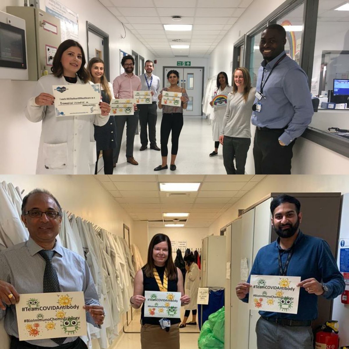 A huge shout out to our teams for successful collaborative working within our network. Well done & thank you all for your hard work guys. 🌈
#BioImmunoChemistryology #BiomedicalScienceDay2020 #AtTheHeartOfHealthcare #BiomedicalScientists