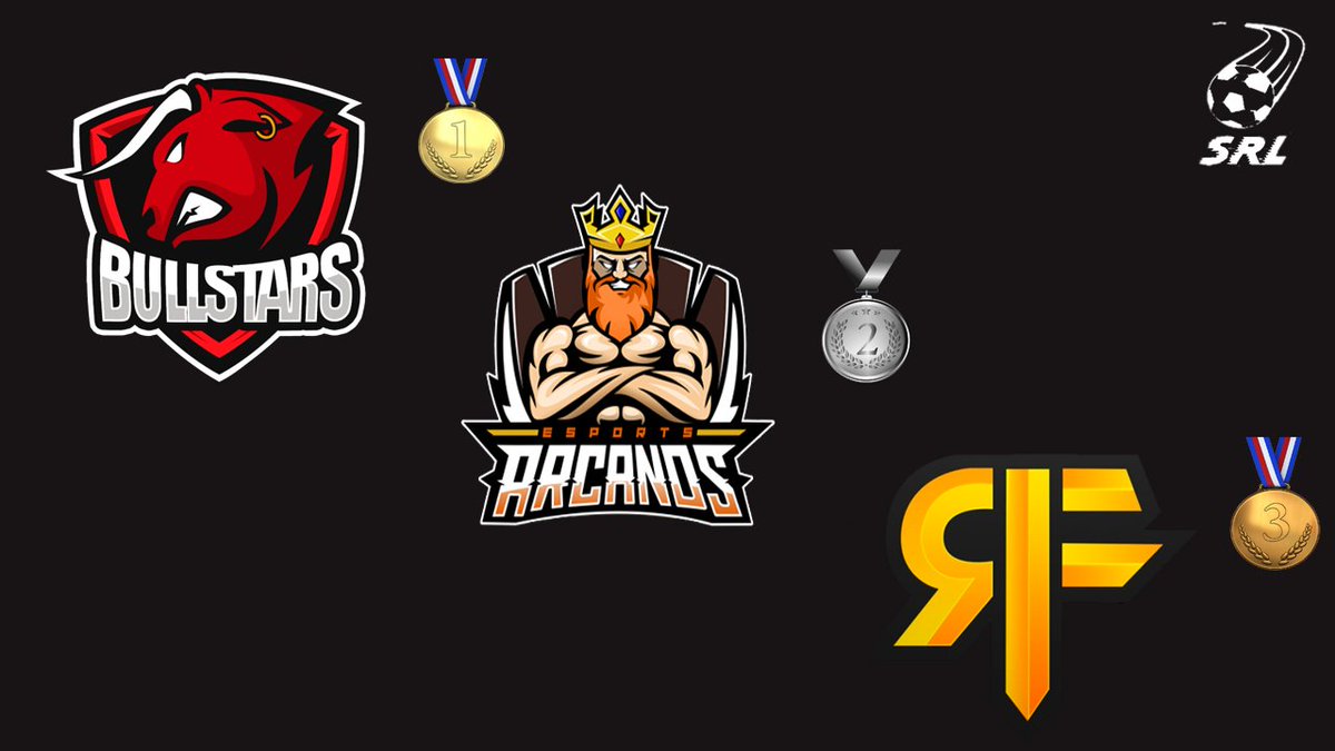 #ANUNCIO | #CR

Así finaliza la tercera edición de la #SRL.

🥇 <a href="/BullStars_/">𝗕𝘂𝗹𝗹𝗦𝘁𝗮𝗿𝘀™</a>
🥈 @arcanos_esports
🥉 <a href="/RoyalFlushGG_/">RoyalFlush™</a>