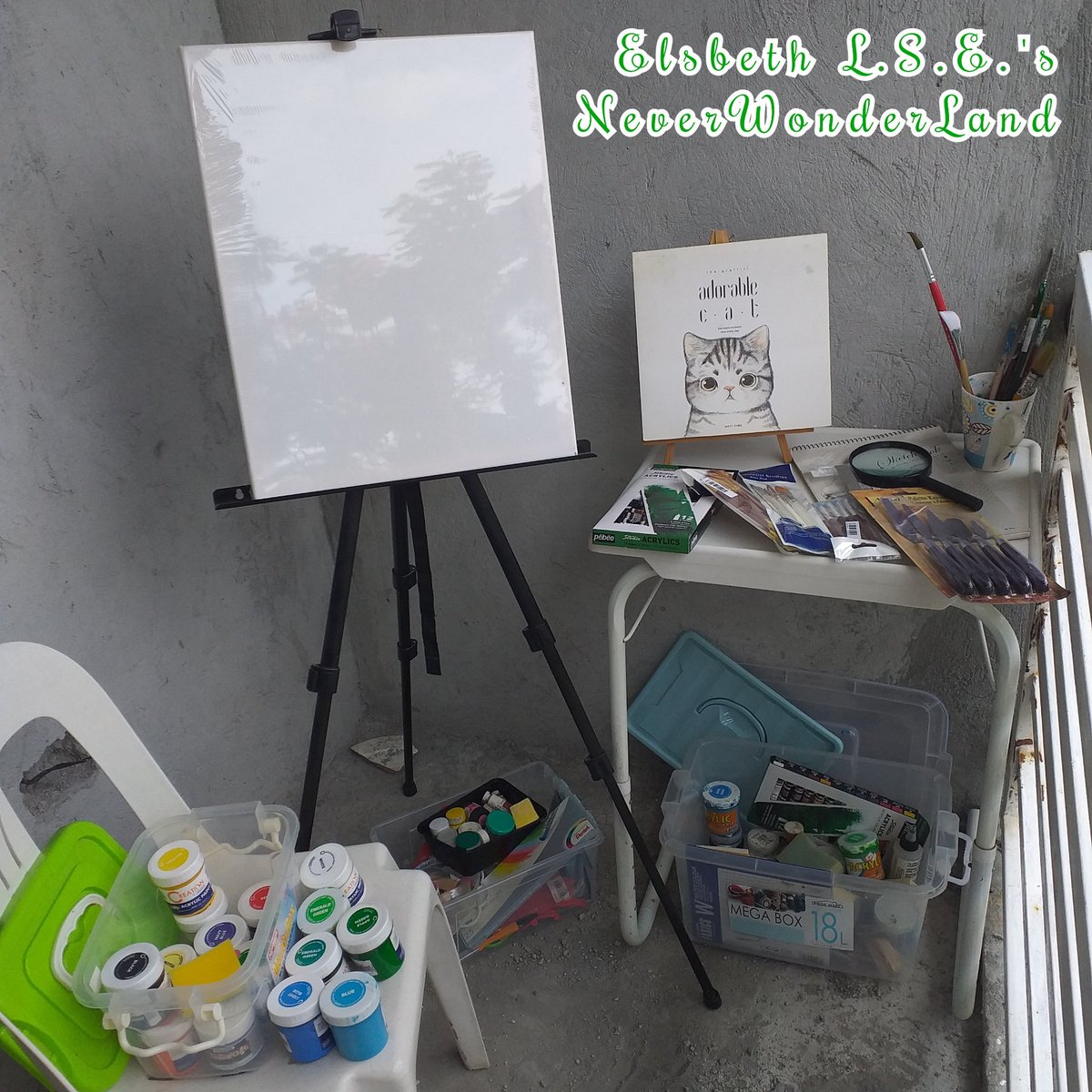 ElsbethLSE's tweet image. #Day87ofCovid19Lockdown 

Ready or not... Here I play...🤞🤞🤞

#LockdownGoals #ReadWriteCreate #FeelingArtist #ArtTherapy #ArtsAndCrafts #PaintingHobby