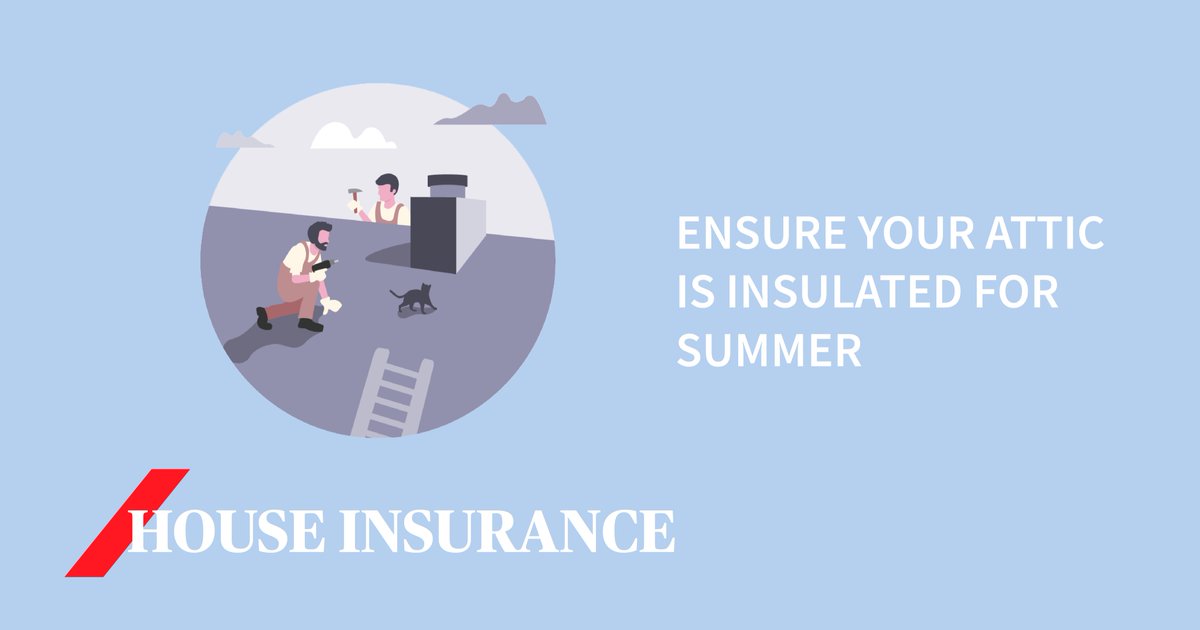 AgenceAXAIntl's tweet image. 🏡 As the weather is warming up, ensure your attic is properly insulated!

A properly insulated loft reduces the transfer of heat from your roof into your attic space and down into your home, which can work wonders against the summer heat. 
#toptips #axainsurance #houseinsurance