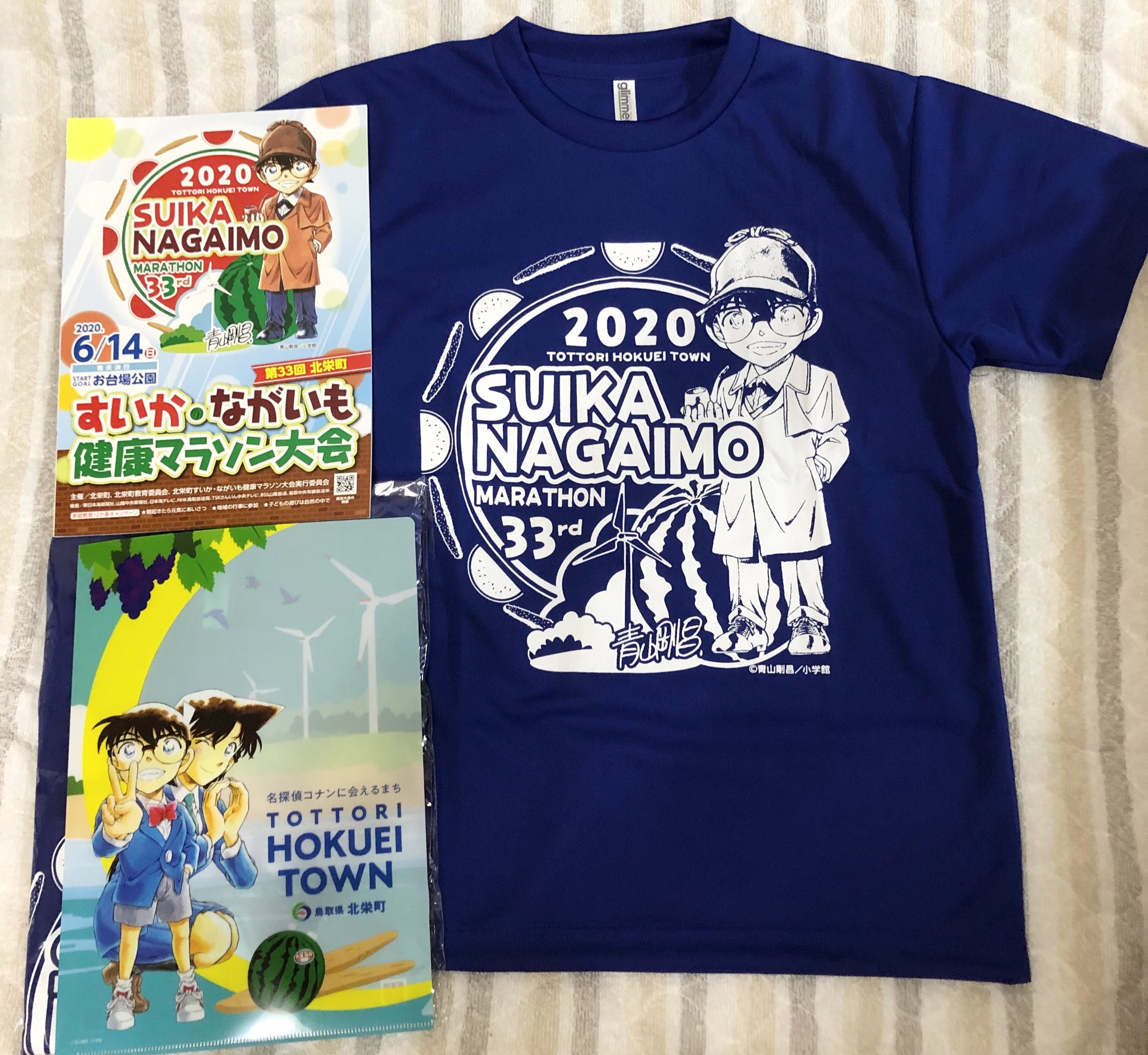 非売品 新品 送料無料 北栄町限定】名探偵コナン Tシャツ S