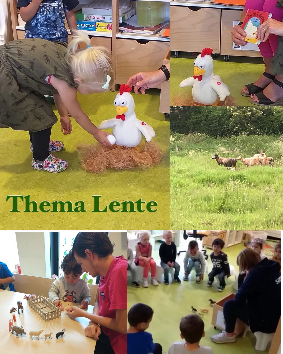 samenko's tweet photo. Bij Sam&amp;billy peuterspelen zijn wij deze week gestart met het thema 'LENTE'. Wij hebben gewandeld en bewonderden de pasgeboren lammetjes. In de kring hadden we het over 'Dottie de kip' en zongen we ‘De kip was zo blij, zij legde eens een ei’. #samenspelen #samenko https://t.co/xNZlBUPweJ