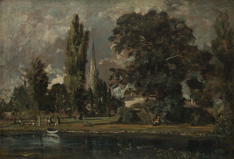 NationalGallery's tweet photo. John Constable was born #OnThisDay in 1776. He is famous for his landscapes, which are mostly of the Suffolk countryside, where he was born and lived. He made many open-air sketches, using these as a basis for his large exhibition paintings, which were worked up in the studio. https://t.co/MXSiK65jip