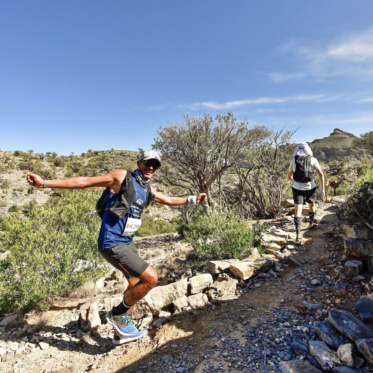 Who says running cannot be fun?! 🏃🏻‍♂️😍

#utmb #omanbyutmb #mountains #ultrarunning #trailrunning