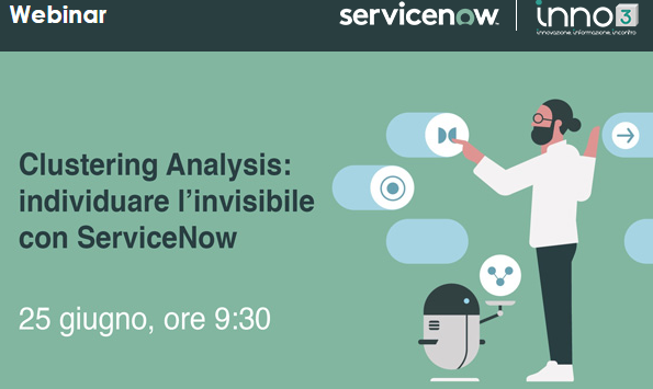 Inno3news's tweet photo. 📣Webinar
Clustering Analysis: individuare l’invisibile con ServiceNow
25 giugno 2020 | ore 09:30
Iscriviti subito https://t.co/MM35DTnO3T
#servicenow #LucaMorlupi #MarioNoioso #ClusteringAnalysis https://t.co/9IKdR8BveU