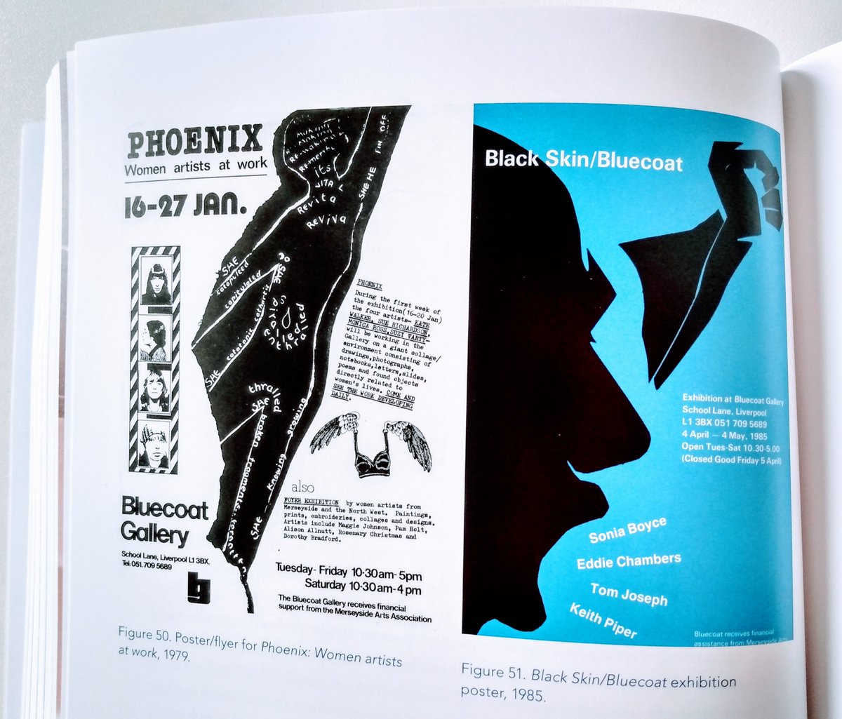 AnjalieDC's tweet photo. Excited 2 finally see IRL this book on history of @theBluecoat. I co-authored a chapter w/ Prof Julie Sheldon on its #ExhibitionsHistory - some of which is based on my PhD research of its work w/ #BlackArtists inc groundbreaking expos 'Black Skin/Bluecoat' &amp; 'Trophies of Empire'. https://t.co/EDbDpMlpyA