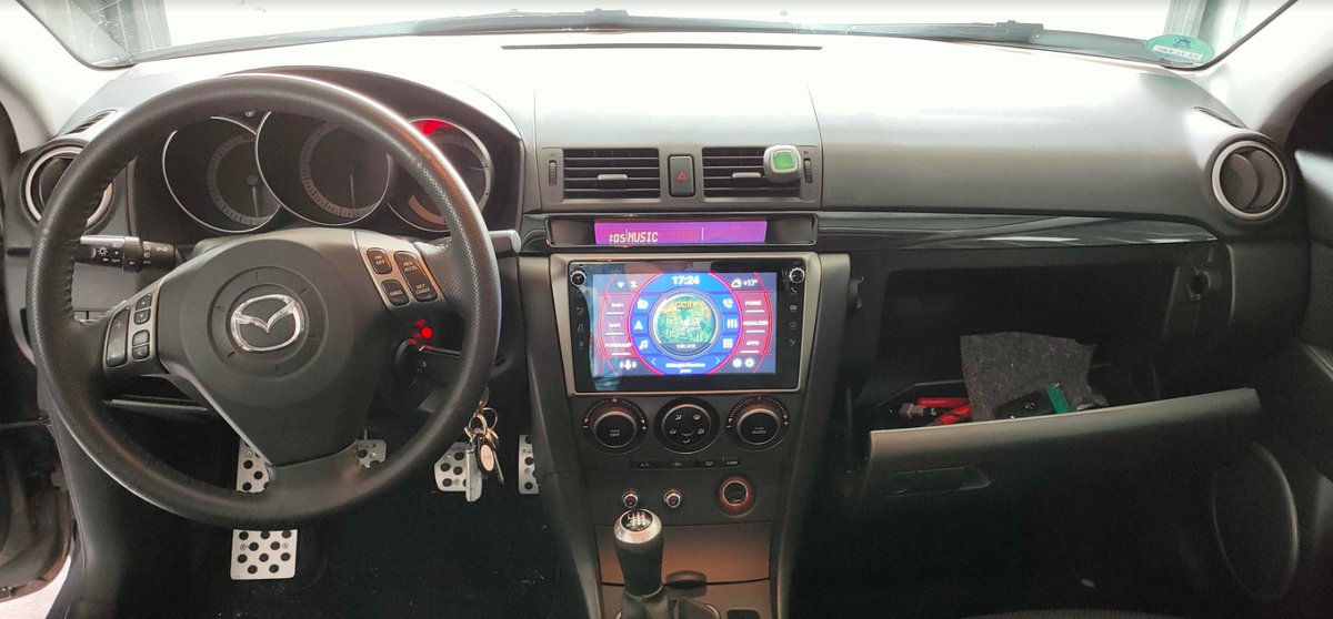 joyingauto's tweet image. 2007 Mazda3 android car Bluetooth GPS stereo. 
Supports the Hands-free Bluetooth/4GB+64GB/1280*720P/reverse camera/DVR
#Joying #stereo #androidstereo #radio #Mazda3