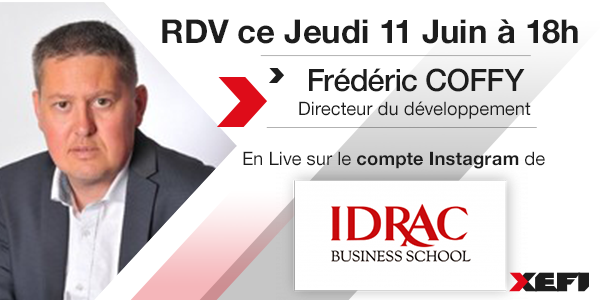 XEFI_France's tweet photo. 🎤 Retrouvez ce soir @f_coffy  pour un LIVE sur le compte INSTAGRAM de @idrac_lyon  #InstaLive #InterviewXEFI
Nom du compte : IDRAC_Lyon. A ce soir ! 🤩 https://t.co/NJ1RwO3isf