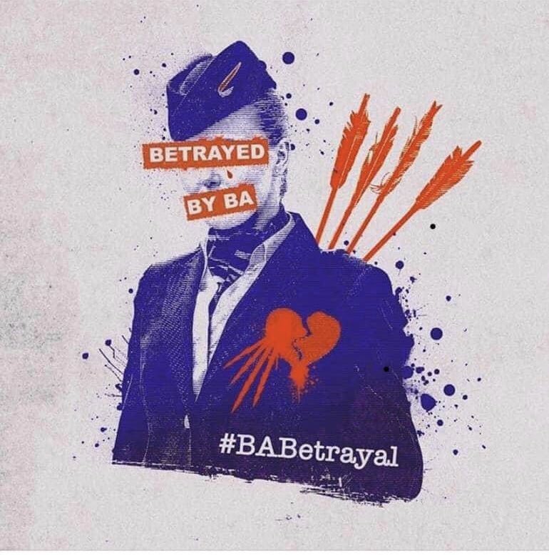 SuzetteFarrier's tweet photo. For all my BA mates... #StandWithBAWorkers #babetrayal #BAStopThinkAgain https://t.co/DdqRmY5TYQ