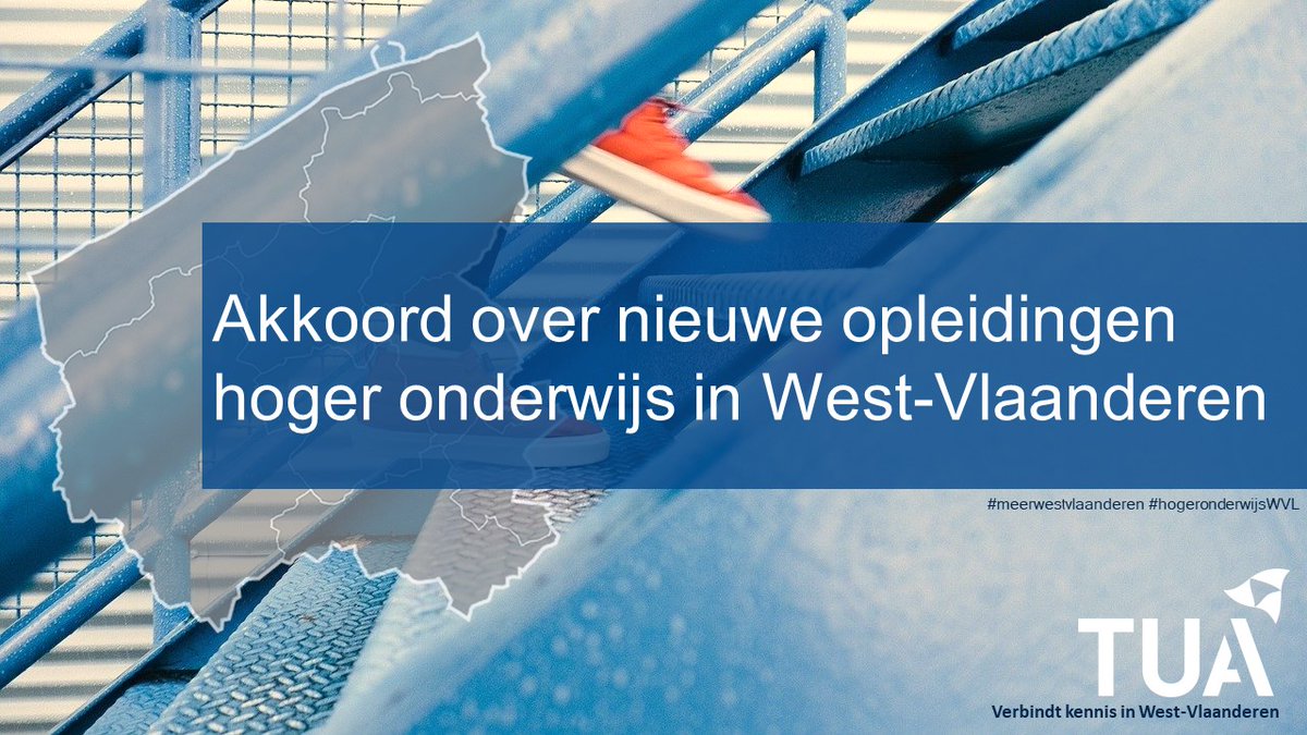 Ruime tijd pleit het West-Vlaamse middenveld voor een financiële inhaalbeweging voor het HO in WVL. En die kreeg gehoor! De 4 hoger onderwijsinstellingen actief in WVL bereikten nu een akkoord over de prioriteiten die ze hiermee willen afdekken.

shorturl.at/cNQ46