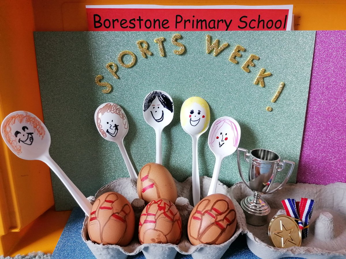 BorestoneA's tweet photo. Good Luck today everyone! 🏅😃👏Have fun doing the Ten Pin Bowling🎳 and Egg&amp;Spoon race! 🥚🥄🥳 https://t.co/CINuXkFUji