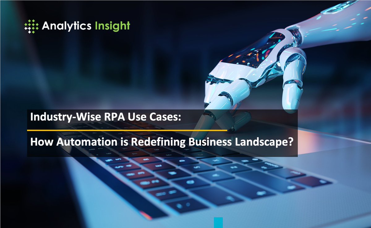 analyticsinme's tweet photo. Industry-Wise #RPA Use Cases: How Automation is Redefining Business Landscape?
https://t.co/OpaOg0NhrS
#Automation #RoboticProcessAutomation #RPAUseCases https://t.co/uZf6JtisTt