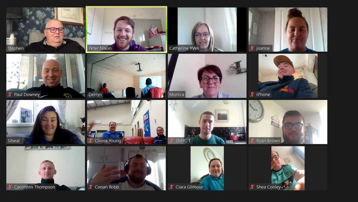 Continued staff development with training from <a href="/YouthWorkAll/">Youth Work Alliance</a>. This weeks session is on the 'Learning Dreams Model'.
We have been building stronger relationships with our colleagues across the area.
<a href="/YcTower/">Long Tower YC</a>  <a href="/OurFutureFoyle/">Our Future Foyle</a> <a href="/YouthFirstDerry/">Youth First Club</a> <a href="/YouthWorkAll/">Youth Work Alliance</a> <a href="/eayouthservice/">EA Youth Service</a>