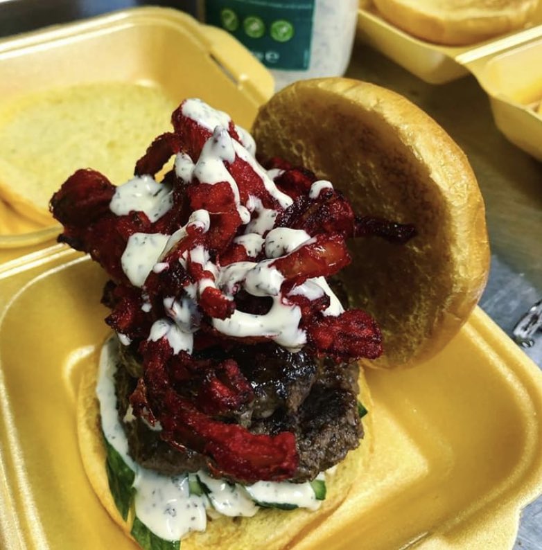 Barji burger looking tasty, yogurt and mint sauce with sliced cucumber base
If you would like to preorder for this weekend drop us a message via Facebook or the website with some details
#bigthankyou to everyone who’s preordered, few spots let this weekend as it’s filling up fast