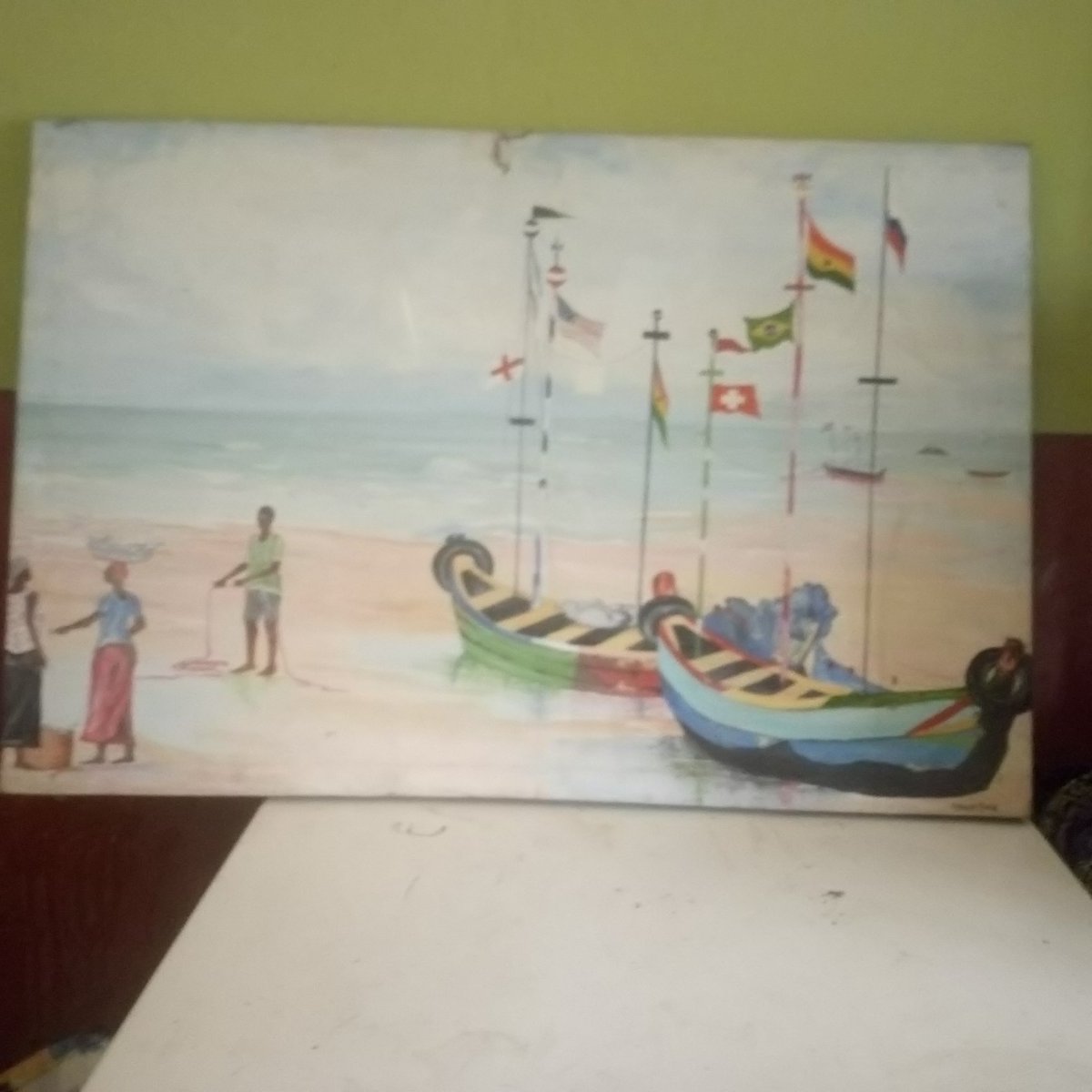 AnangAdjetey's tweet photo. Landscape painting showing how hard work pays during the hard times #Dentozy® https://t.co/rvExyDX1SZ