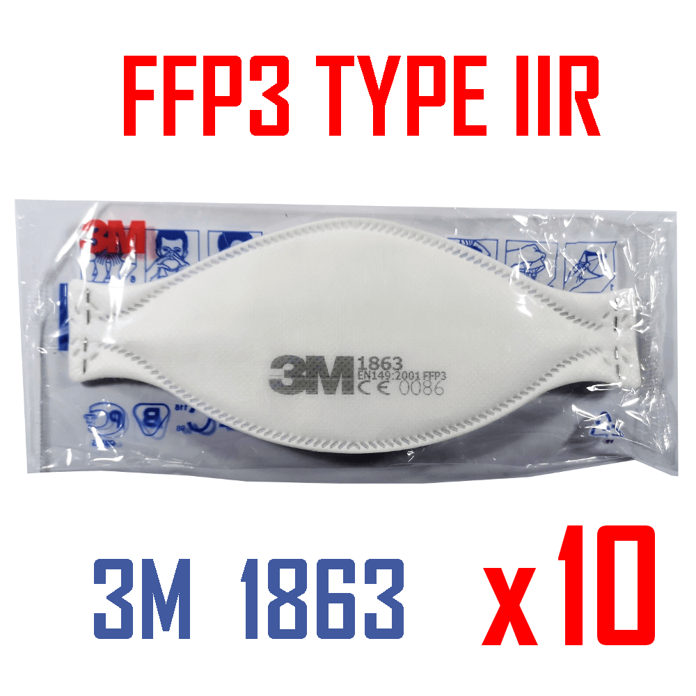 FaceMaskStore's tweet image. 3M 1863 Type IIR Face Mask Respirator 10 PACK Available

thefacemaskstore.co.uk/3m-ffp3-1863-1…

☑ Factory Sealed

🚚 Free and Fast UK Delivery

📦 High Stock Levels Available

#3mmask #facemask #respirator #facemasks #3m #ffp3 #typeiir #3m1863 #surgicalmask #3mffp3 #unvalvedmask