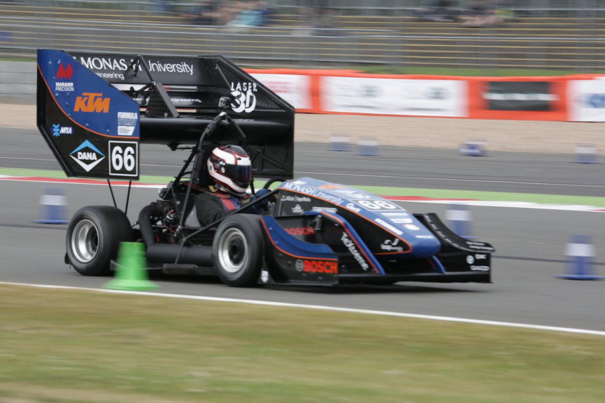 FormulaStudent's tweet image. This week's #Throwbackthursday looks at some of the cars entered at #FS2014, a time when some aero packages were huge (@MonashFSAE , @RevolveNTNU &amp;amp; @FS_Team_Delft fsteamdelft, looking at you guys) and teams ran some wild colour schemes: check out the banana yellow of @BCUracing!