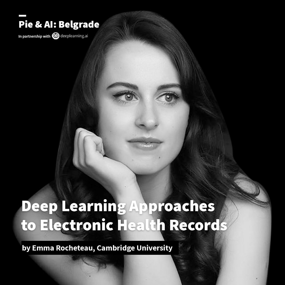 lazybrain_'s tweet image. Emma is a Ph.D. researcher in the AI Group at Cambridge. She studied both Medicine and Engineering before starting a Ph.D. in Computer Science. Her research sits at the interface between medicine and machine learning.

Read more: bit.ly/pie_and_ai

#pie_and_ai #belgrade