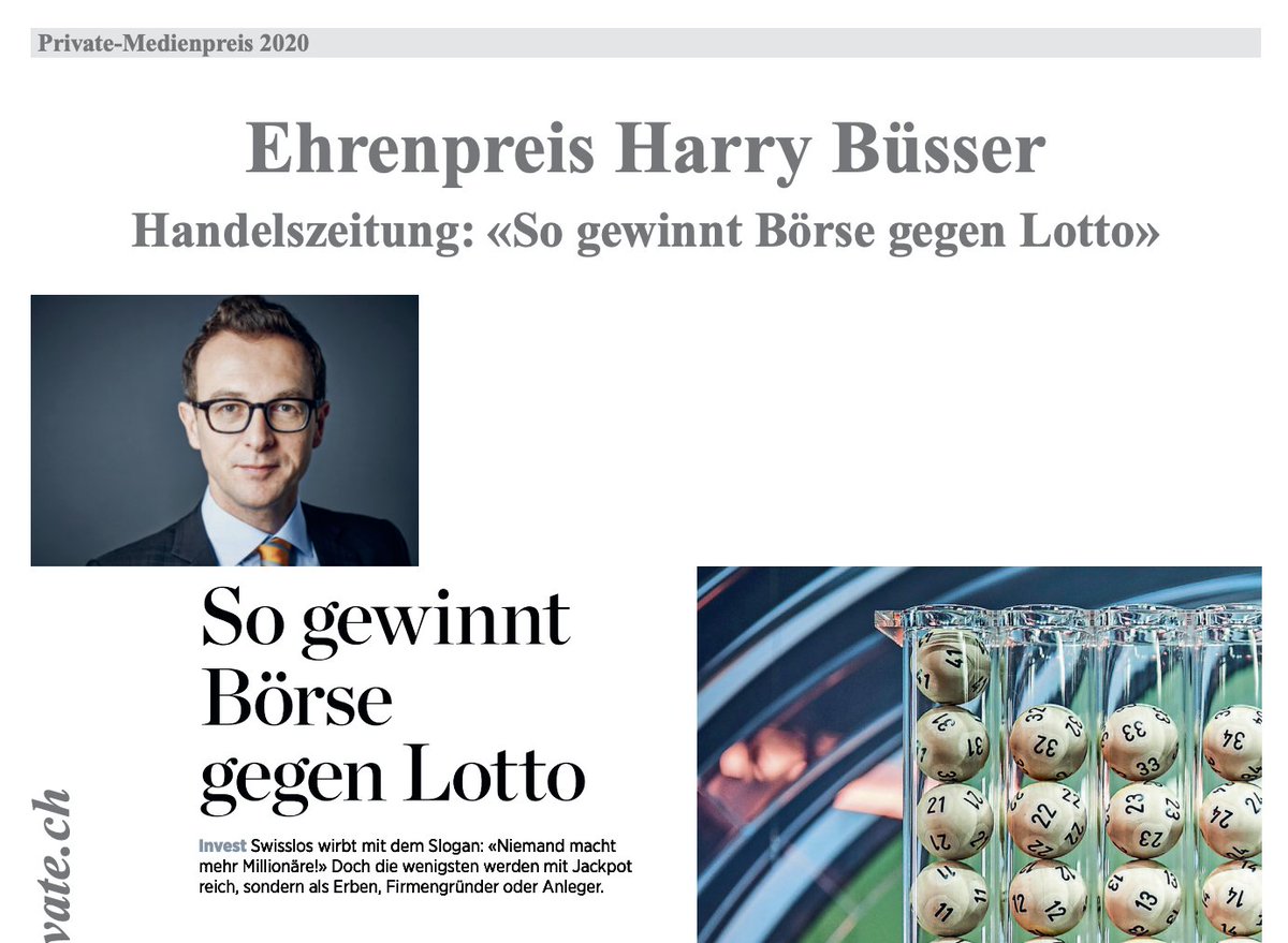 harrytweet12's tweet photo. Grosse Ehre: Ich freue mich sehr, dass ich für die @Handelszeitung (https://t.co/BDUEkxhStU) den Private-Medienpreis für Qualitätsjournalismus gewinnen konnte. Gratulation den anderen Gewinnern, den Teams von der Rundschau, von The Market und von der NZZ.
https://t.co/WZKKFeDdDO https://t.co/6Mz0NKDpCJ