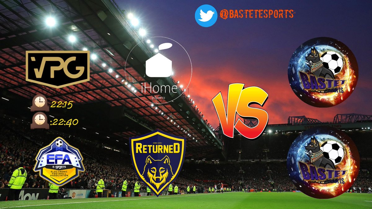 FC_Resurrection's tweet photo. ⚽ Hoy nos toca @efaxboxspain por primera vez contra @FC_Returned y @VPG_Spain contra @Bl4cKArroW_VFO

🕰️22:15 🆚 @Bl4cKArroW_VFO
🕰️22:40 🆚 @FC_Returned 

#GoBastet https://t.co/t9RlCct2oe